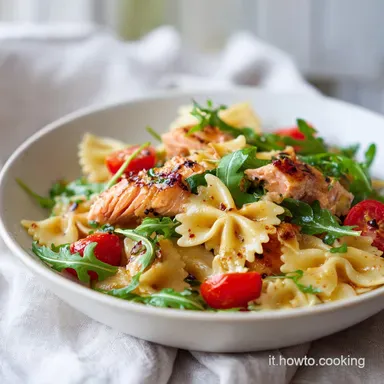 Farfalle Salmone e Rucola per 4 Persone Scheda ricetta