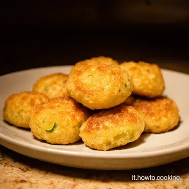 Farina di Riso Ricette Frittelle di Zucchine Croccanti Scheda ricetta
