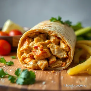 Il Magnifico Burrito di Pollo: A Casa Mia! Scheda ricetta