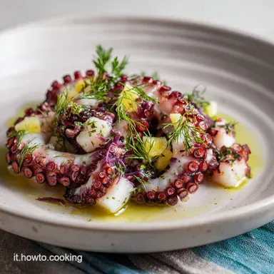 Insalata di Polpo Ricetta per 4 Persone Scheda ricetta