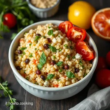 Quinoa Ricette Estive: Insalata Mediterranea Veloce! Scheda ricetta