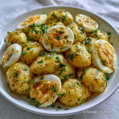 Insalata Patate Uova per 4 Persone Scheda ricetta
