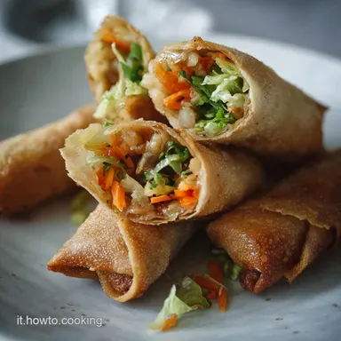 Involtini Primavera Ricetta Cinese in 30 Minuti Scheda ricetta