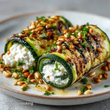 Involtini Zucchine Grigliate Fredde per 4 Scheda ricetta