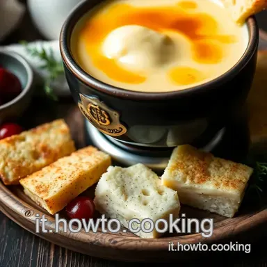 Fonduta di Formaggio: Un Abbraccio Cremoso dalle Alpi! Scheda ricetta