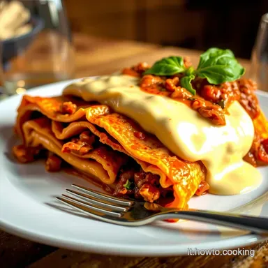 Ricetta Lasagne Fatte in Casa Classiche Rag&ugrave; Lento e Sfoglia Perfetta Scheda ricetta