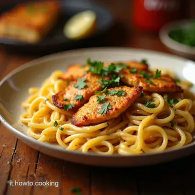 Pasta al Pollo Cajun Cremosa Facile e Saporita Scheda ricetta