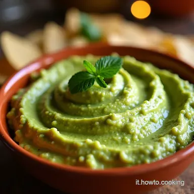 Guacamole Cremoso Perfetto Ricetta Veloce e Originale Scheda ricetta