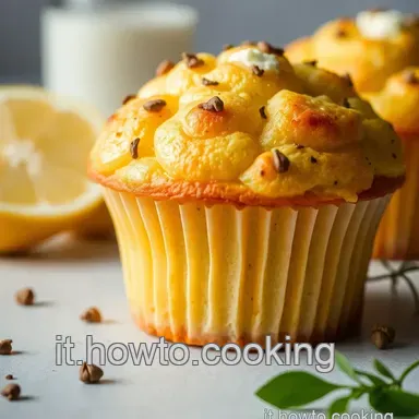 Muffin Soffici al Limone e Ricotta: Ricetta Facile Scheda ricetta