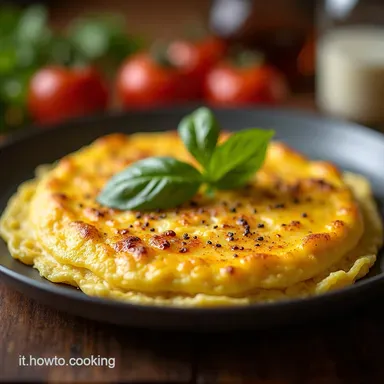 Omelette Fatta in Casa Soffice La Ricetta Cremosa e Veloce Scheda ricetta