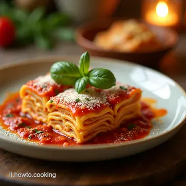 Pacchettini di Lasagne Un Primo Piatto che ti Abbraccia Scheda ricetta