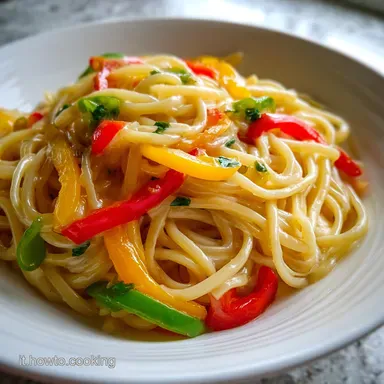 Pasta ai Peperoni Cremosa in 30 Minuti Scheda ricetta