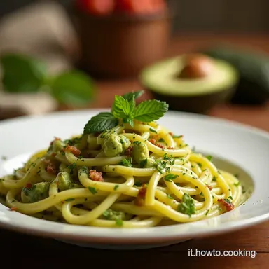 PASTA CREMA DI AVOCADO E Ricetta Facile e Veloce Scheda ricetta