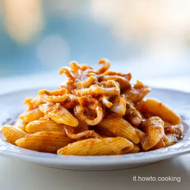 Pasta al Rag&ugrave; di Seppia: Ricetta per 4 Persone in 55 Minuti Scheda ricetta