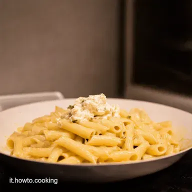 PASTA CON CREMA DI RICOTTA Ricetta Veloce e Sfiziosa Scheda ricetta