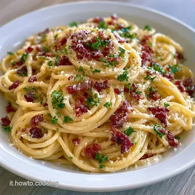 Pasta Alla Carbonara per 4 Persone Scheda ricetta