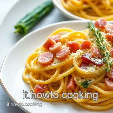 Idee per Cena Veloce? Pasta alla Zucchina e Speck! Scheda ricetta