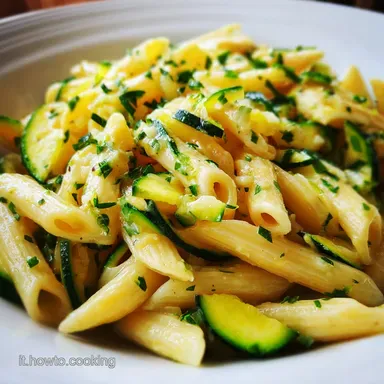 Pasta Alle Zucchine Cremosa in 25 Minuti Scheda ricetta