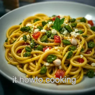 Pasta Fredda Tricolore: Ricetta Facile con Pesto di Pistacchi Scheda ricetta
