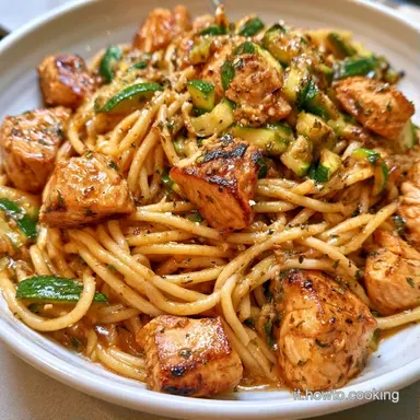 Pasta con Pesce Spada e Zucchine per 2 Scheda ricetta