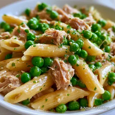Pasta Tonno e Piselli Cremosa Scheda ricetta
