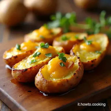 Patate al Forno Perfette Croccanti e Soffici in 75 Minuti Scheda ricetta