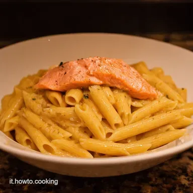 Ricetta Penne e Salmone Cremose Come Quelle della Nonna Scheda ricetta