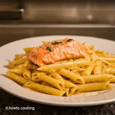 Penne al Salmone Ricetta Cremosa da Chef a Casa Scheda ricetta