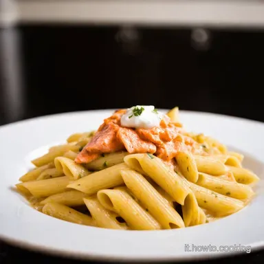 Penne Salmone e Panna Ricetta Facile e Cremosa da Urlo Scheda ricetta