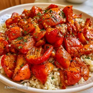 Peperoni Ripieni Di Riso per 4 Persone Scheda ricetta