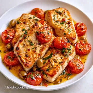 Pesce Spada Al Forno con Pomodorini Scheda ricetta
