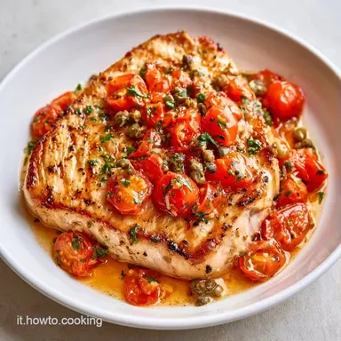Pesce Spada Alla Livornese per 4 Persone Scheda ricetta