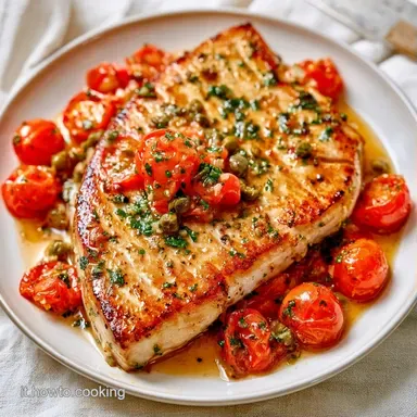 Pesce Spada Pomodorini in 20 Minuti Scheda ricetta