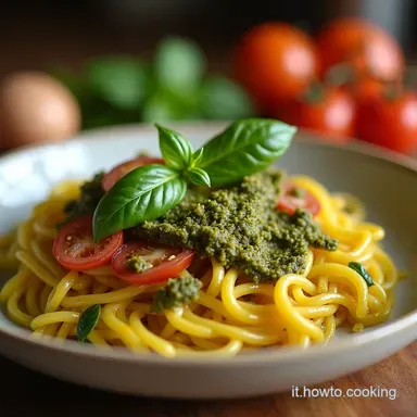 Pesto alla Siciliana Il Sole di Sicilia nel Tuo Piatto Scheda ricetta