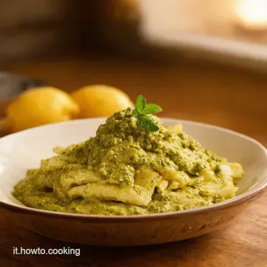 Pesto di Limone Un Raggio di Sole in Tavola Scheda ricetta