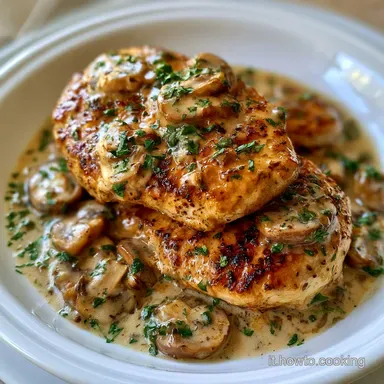 Petto di Pollo ai Funghi Cremoso Scheda ricetta