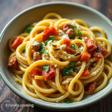 Pici all'Aglione: Tuscany on Your Table! Scheda ricetta