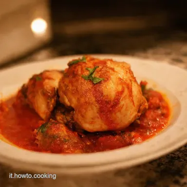 Cosa Preparo per Cena Pollo alla Cacciatora Express Scheda ricetta