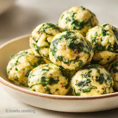 Polpette Ricotta e Spinaci al Forno per 4 Persone Scheda ricetta