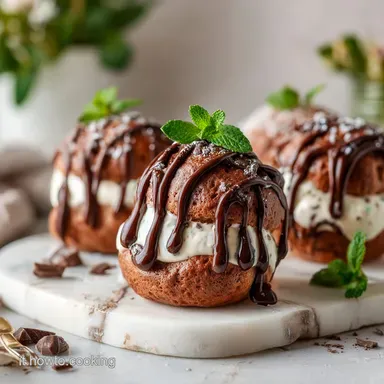 Profiteroles al Cioccolato per 8 Porzioni Scheda ricetta