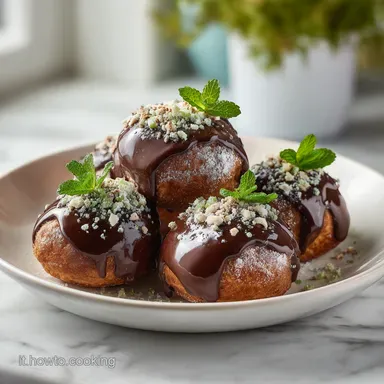 Profiteroles al Cioccolato per 8 Porzioni