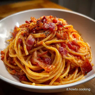 Ricetta Amatriciana Originale per 4 Persone Scheda ricetta