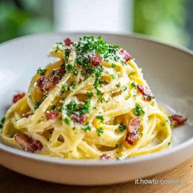 Ricetta Pasta Alla Carbonara Cremosa in 25 Minuti Scheda ricetta