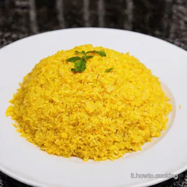 Riso Basmati Perfetto Ricetta allo Zafferano e Mandorle Scheda ricetta