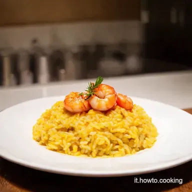 Riso Venere Ricette Il Mio Segreto con Gamberi e Zafferano Scheda ricetta