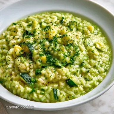 Risotto Alle Zucchine per 4 Persone Scheda ricetta