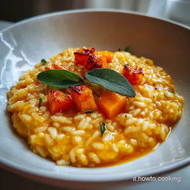 Risotto di Zucca Cremoso per 4 Persone Scheda ricetta