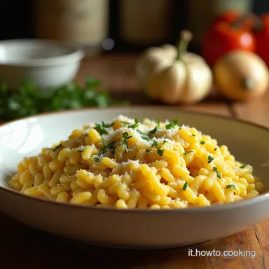 Risotto Zucca e Gorgonzola Perfetto La Mantecatura AllOnda che Ti Scalda il Cuore Scheda ricetta
