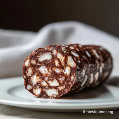 Salame di Cioccolato per 10 Porzioni Scheda ricetta