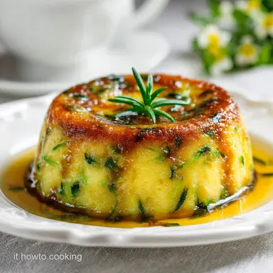 Sformato di Zucchine Filante al Forno per 6 Scheda ricetta